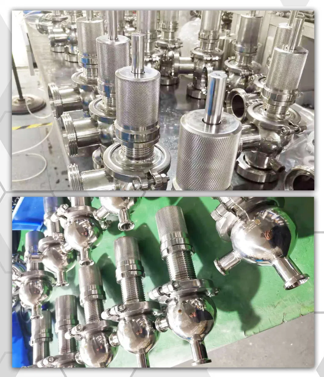 Stainless Steel High Purity Clamped Pressure Safety Relief Over Flow Valve (JN-SV 1001)